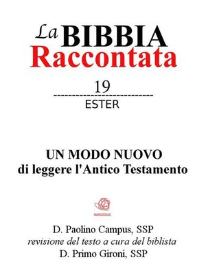 cover image of La Bibbia raccontata--Ester